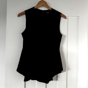 Theory Suede Peplum Top